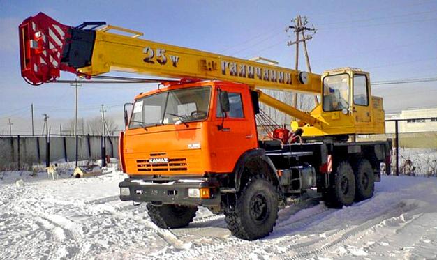 Аренда автокрана 25т (21,7м стрела + 9м гусек)