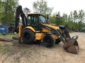 Аренда экскаватора погрузчика JCB от собственника дешево по Питеру и Лен области