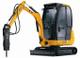 Аренда мини-экскаватора JCB 8018