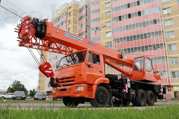 Автокран г/п 25т с вылетом стрелы 22м от собственника не дорого