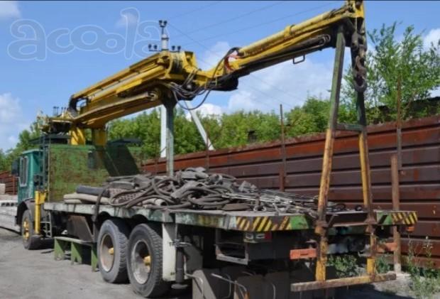 Манипулятор  стрела 7т-25 метров стрела, борт 15т