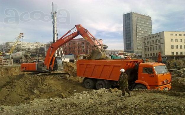 Вывоз котлованного грунта по северу Спб и Лен. Области