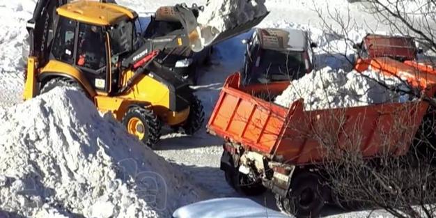 Вывозим снег по северу Санкт-Петербурга и Лен. Области
