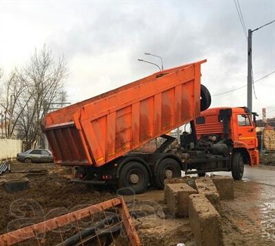 Камаз 20 куб. Перевозка сыпучих материалов