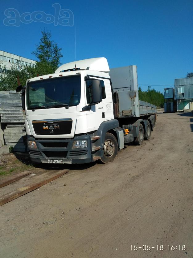 Сдам в аренду MAN TGS 26.440 (бортовой полуприцеп Kegel SN24)