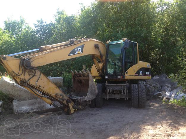 Сдам в аренду колёсные полноповоротные экскаваторы "CAT M 313 C", "CAT M 316 C".