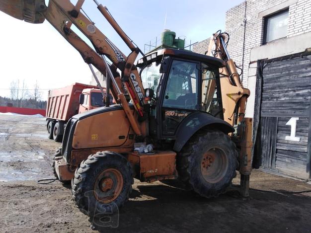 Аренда погрузчик экскаватора CASE 580SR-4PT