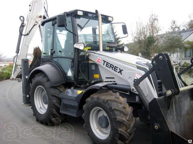 Экскаватор-погрузчик с гидромолотом TEREX  860