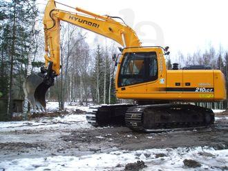 Аренда экскаватора гусеничного Hyundai R210