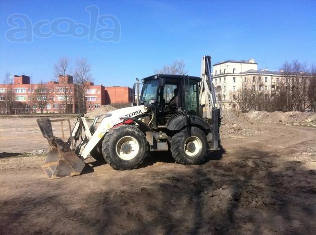 Услуги экскаватора-погрузчика Terex 970