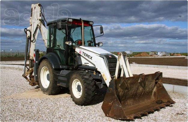 Услуги экскаватора-погрузчика TEREX 860
