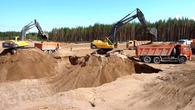 Доставка нерудных материалов, вывоз грунта