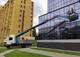 Автовышка для мойки фасада, установки кондиционера
