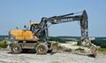 Сдается в аренду колёсный полноповоротный экскаватор KOMATSU 160